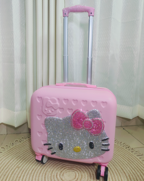 Luxury Stone  Hello Kitty Trolley  Bag