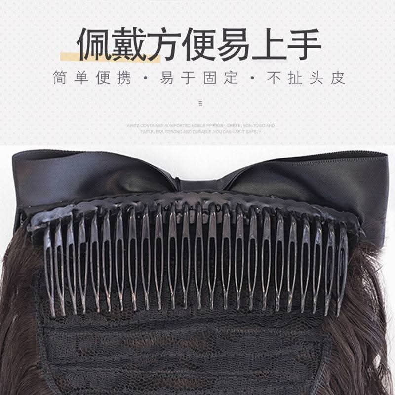 Twisted rolled Hair comb clip