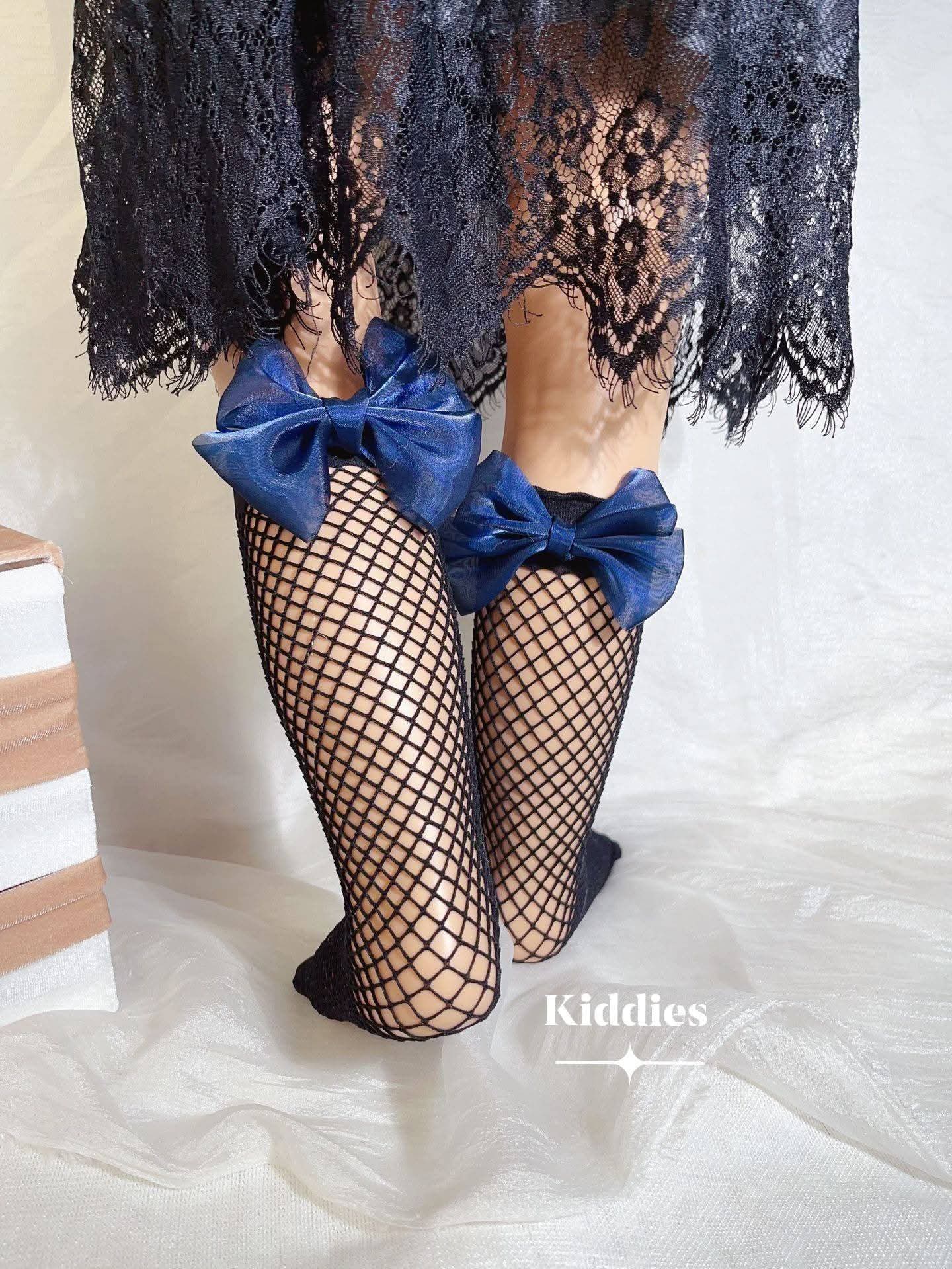 Bow Net socks