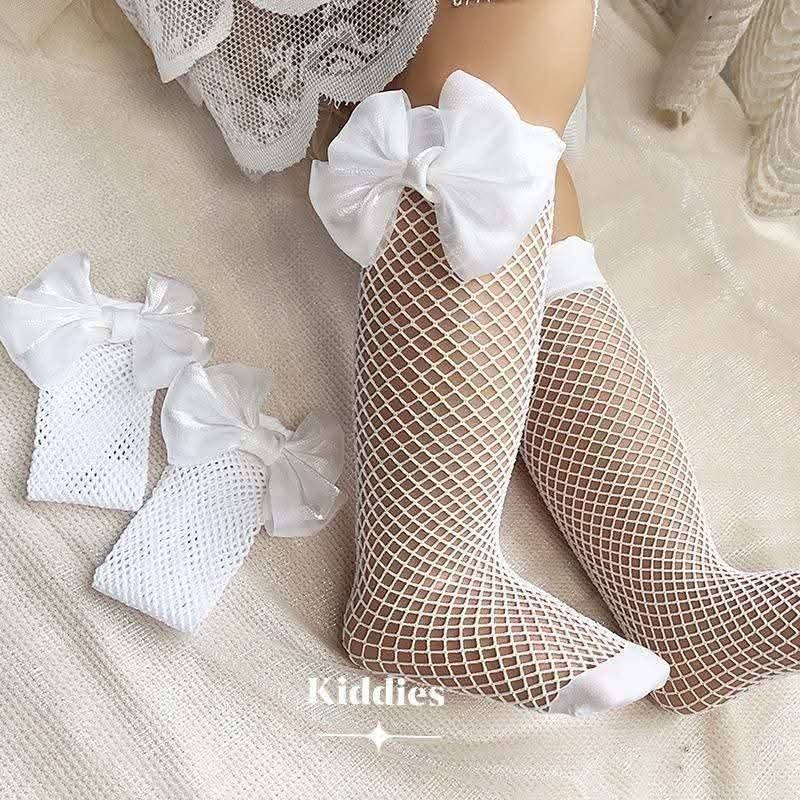 Bow Net socks