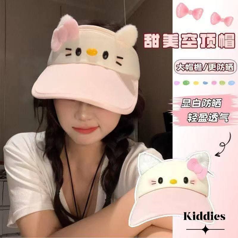 Hello kitty sunshade cap