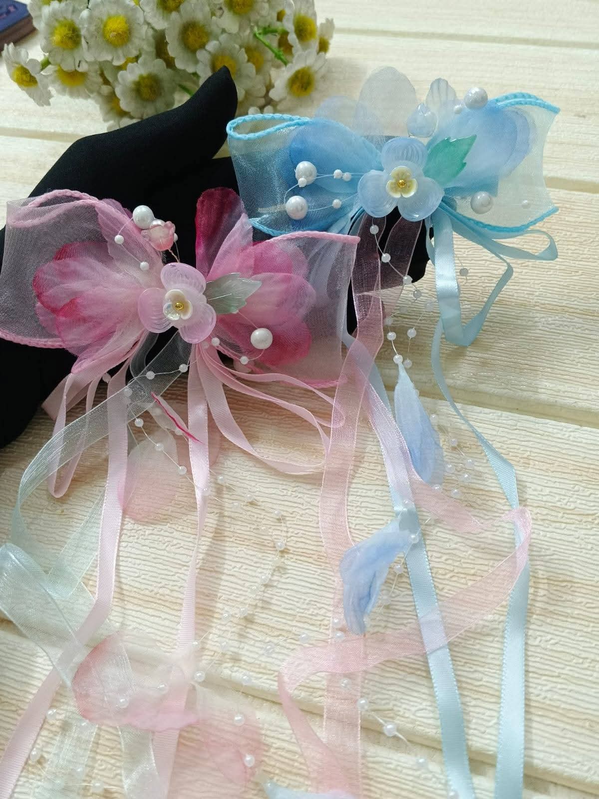 Fairy Bow flower clip