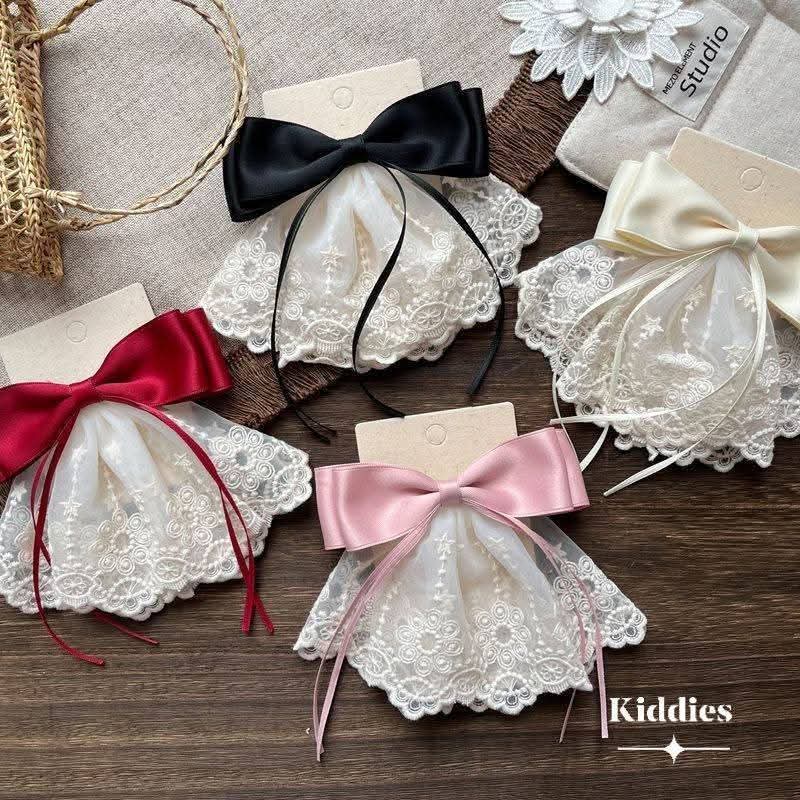 Fairy lace Bow clip