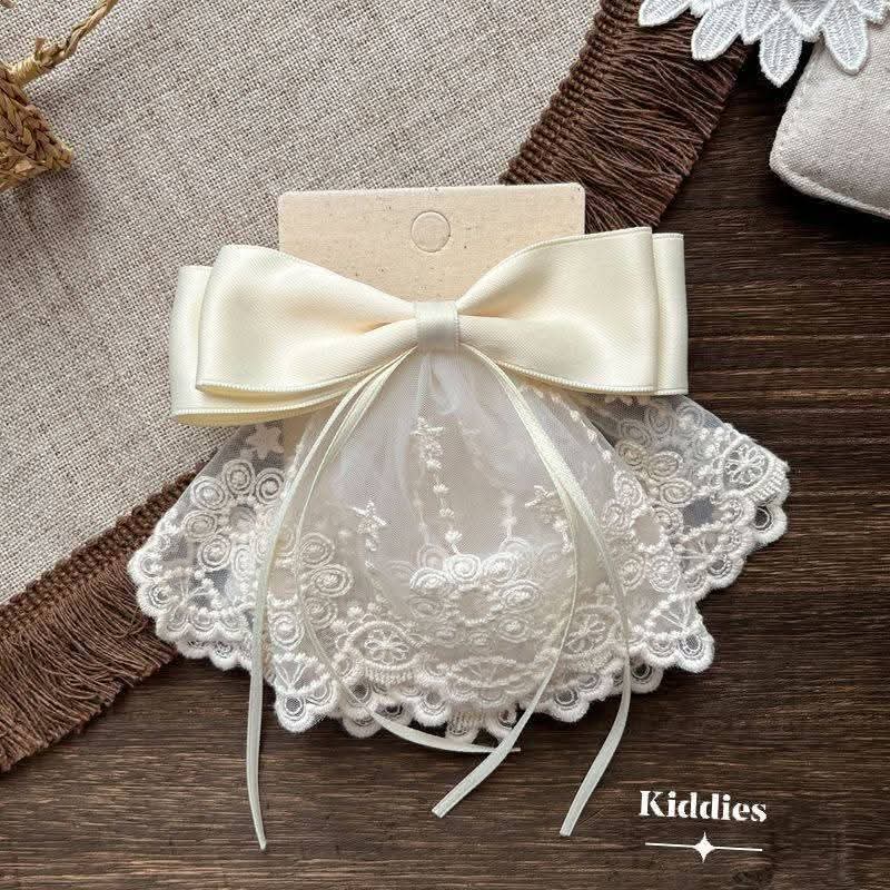 Fairy lace Bow clip
