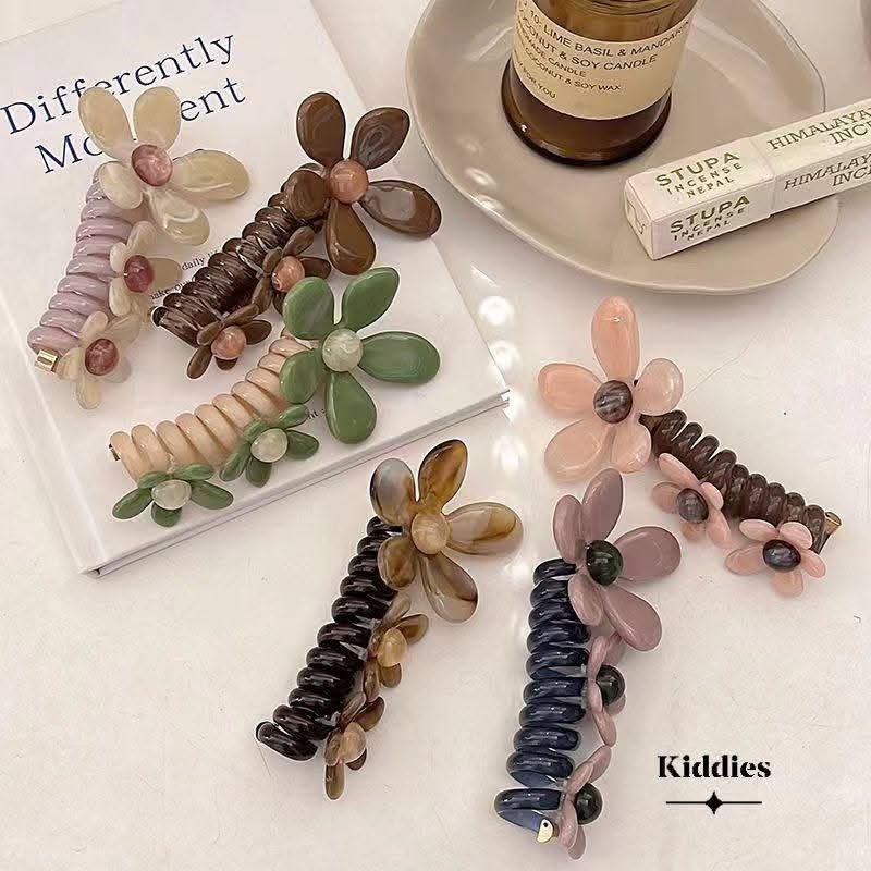 Floral twist band 1pc - Assorted
