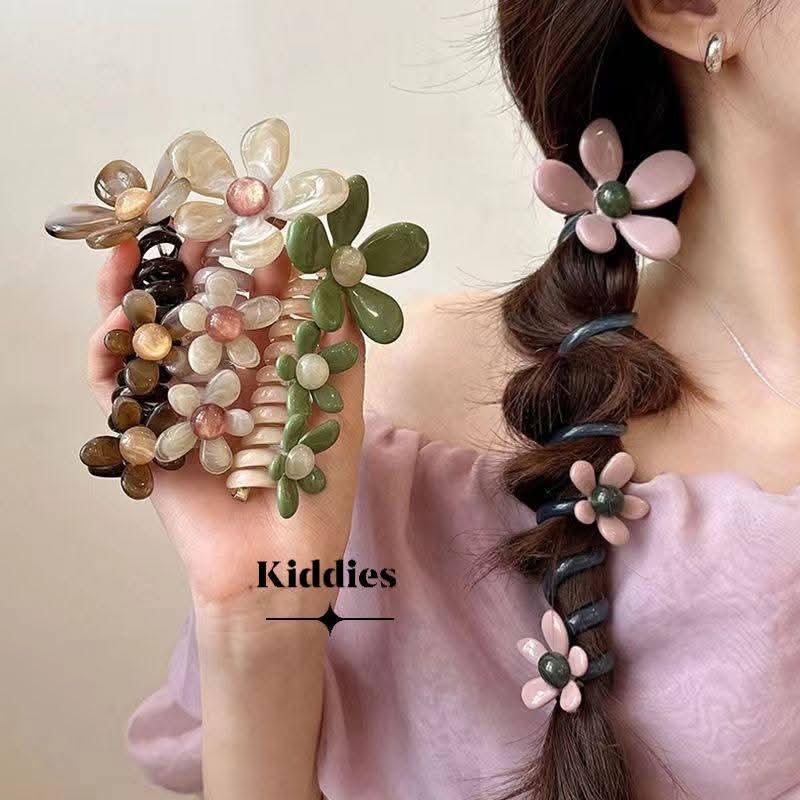 Floral twist band 1pc - Assorted