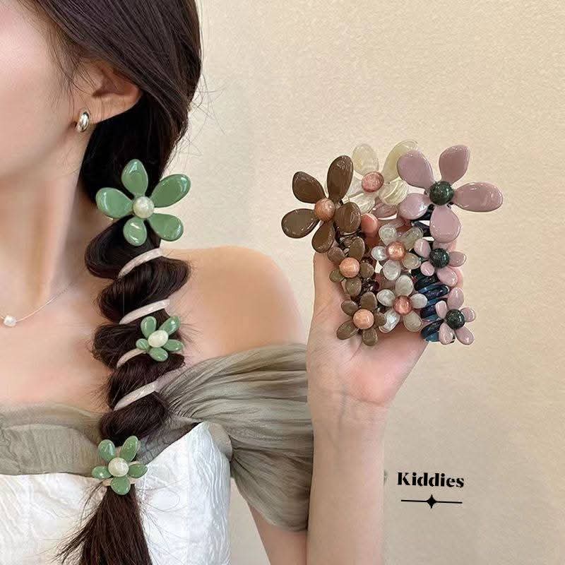 Floral twist band 1pc - Assorted
