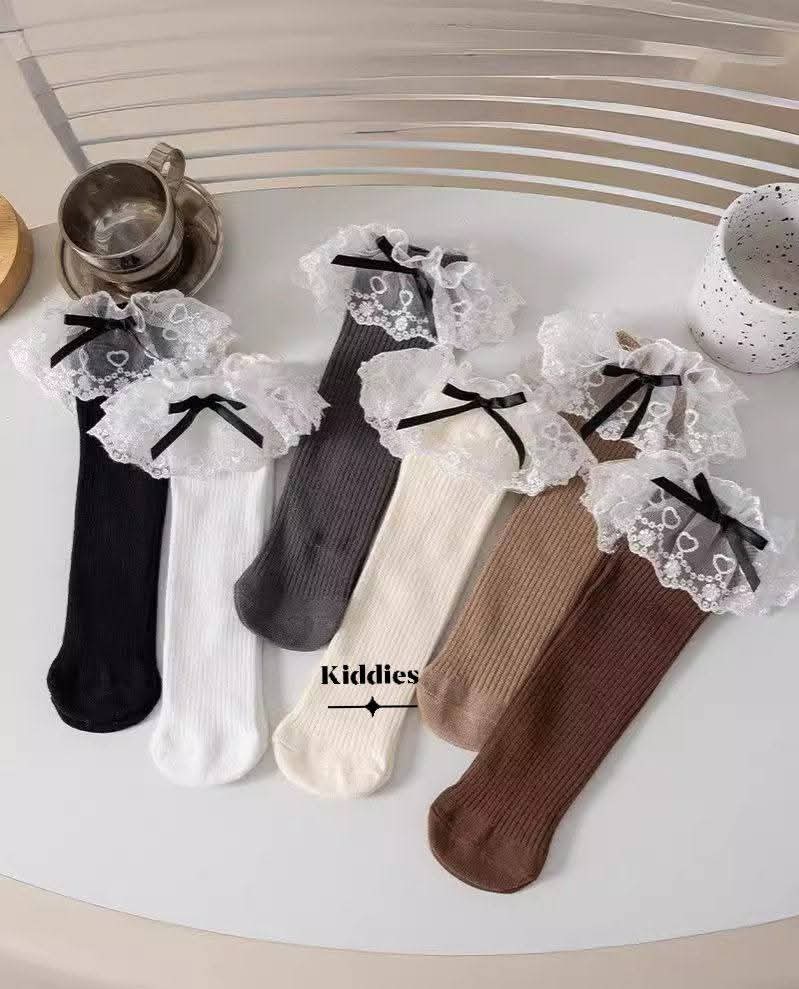 Long lace socks