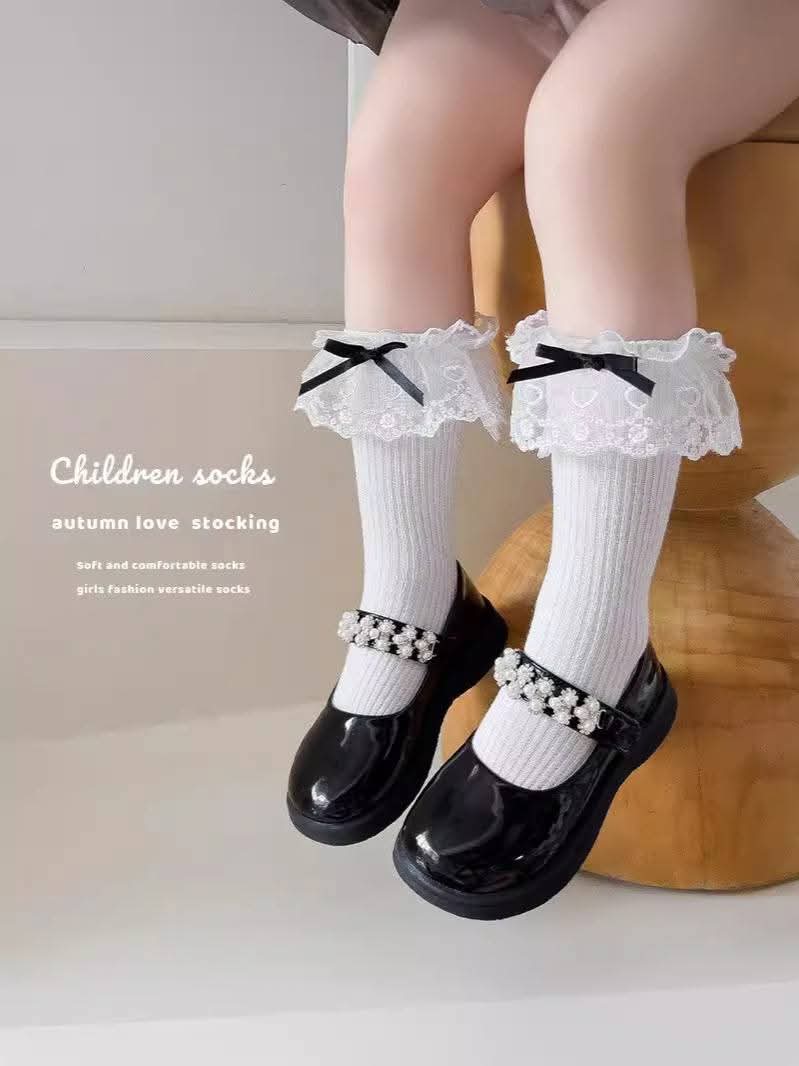 Long lace socks
