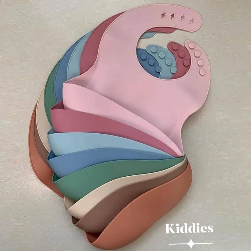 Silicone Baby Feeding Set (Bowl + Bib)