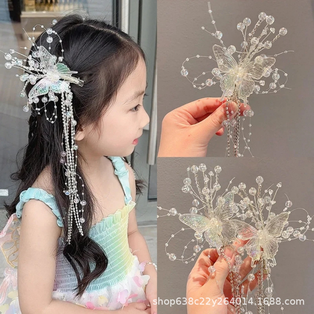 Fairy butterfly clip